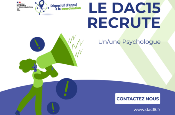 DAC 15 recrute : Psychologue